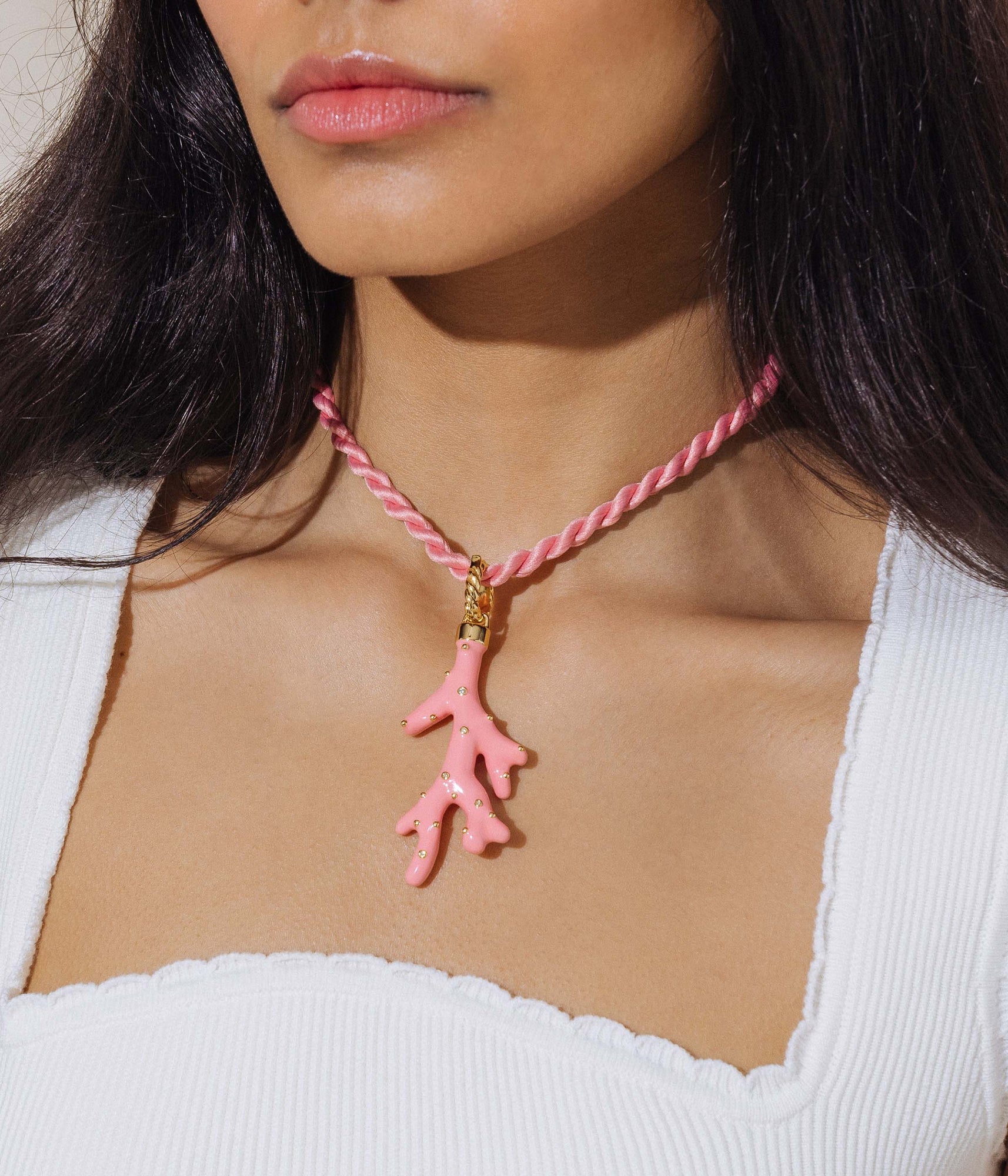 Coralie Pendant | Pink