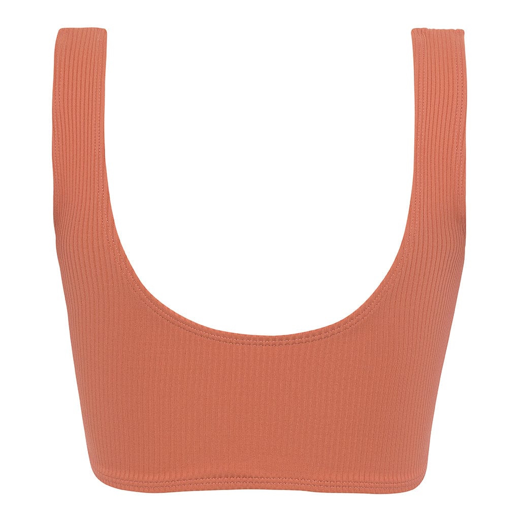 Kim Variation Top | Coral Rib