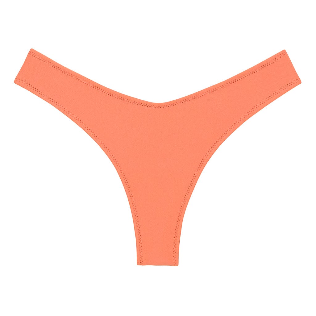 Lulu (Zig-Zag Stitch) Bikini Bottom | Coral