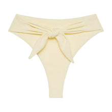 Paula Tie-Up Bikini Bottom | Cream Rib