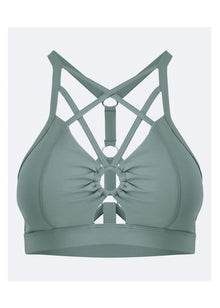 Criss Cross Front Top | Fresh Green