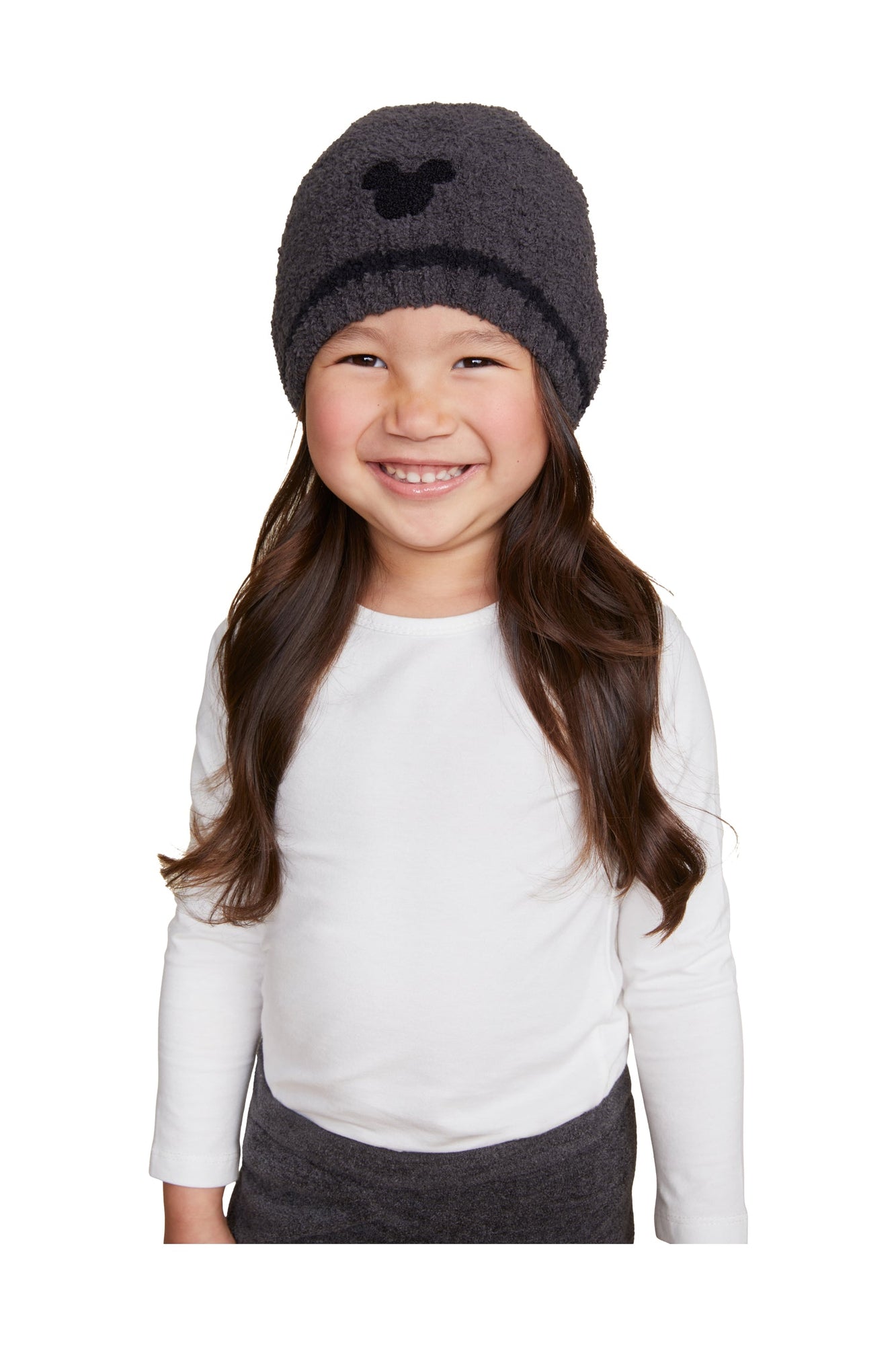 Youth | Cozychic Classic Kids Mickey Mouse Beanie | Carbon/Black
