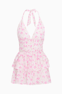 Deanna Upcycled Heirloom Print Dress | Sterling Dusk