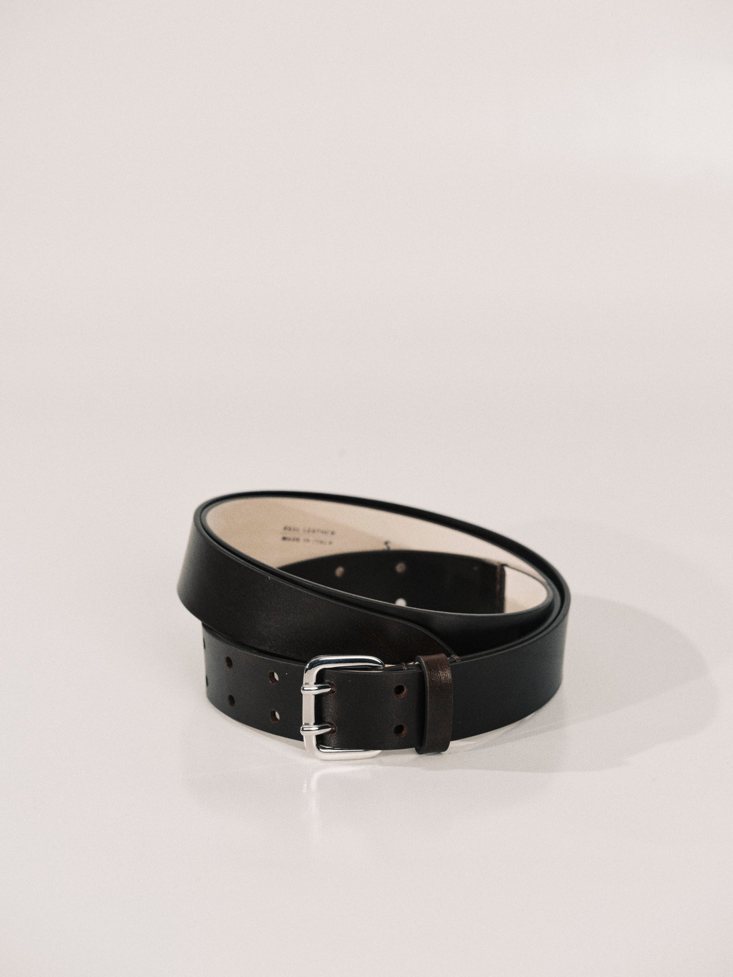 Mini Hutch Belt | Marrone & Silver