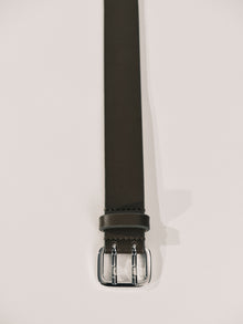 Mini Hutch Belt | Truffle & Silver
