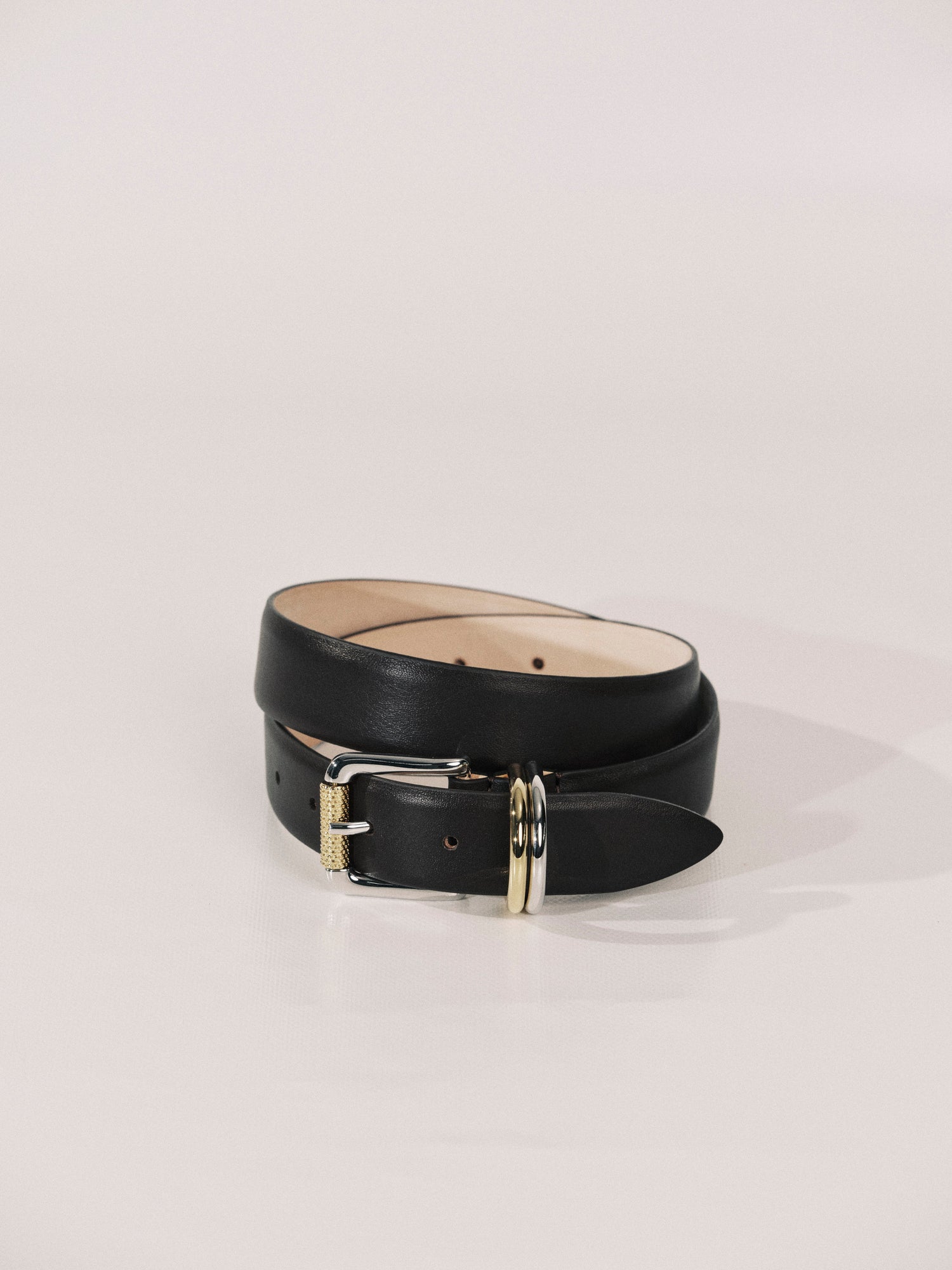 Wide Alegra Belt | Deep Brown & Silver & 24K Gold