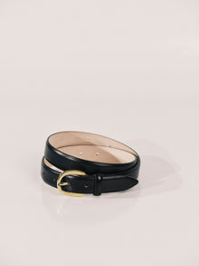 Gesa Belt | Black & 24K Gold