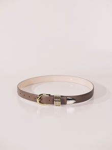 Hollyhock Malt Leather Mixed Metal | Malt & Silver & 24K Gold