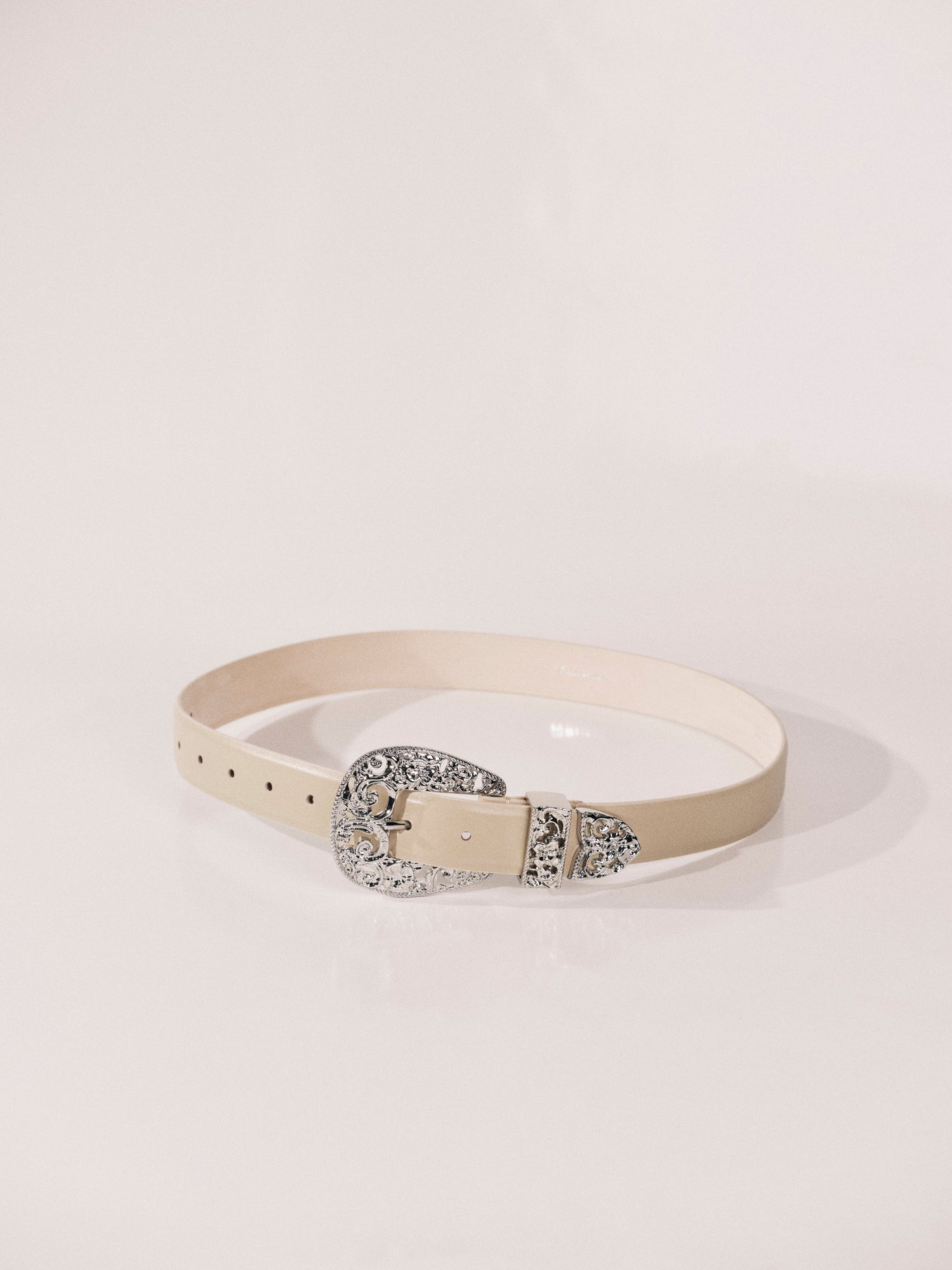 Versaille Belt | Chiffon & Silver