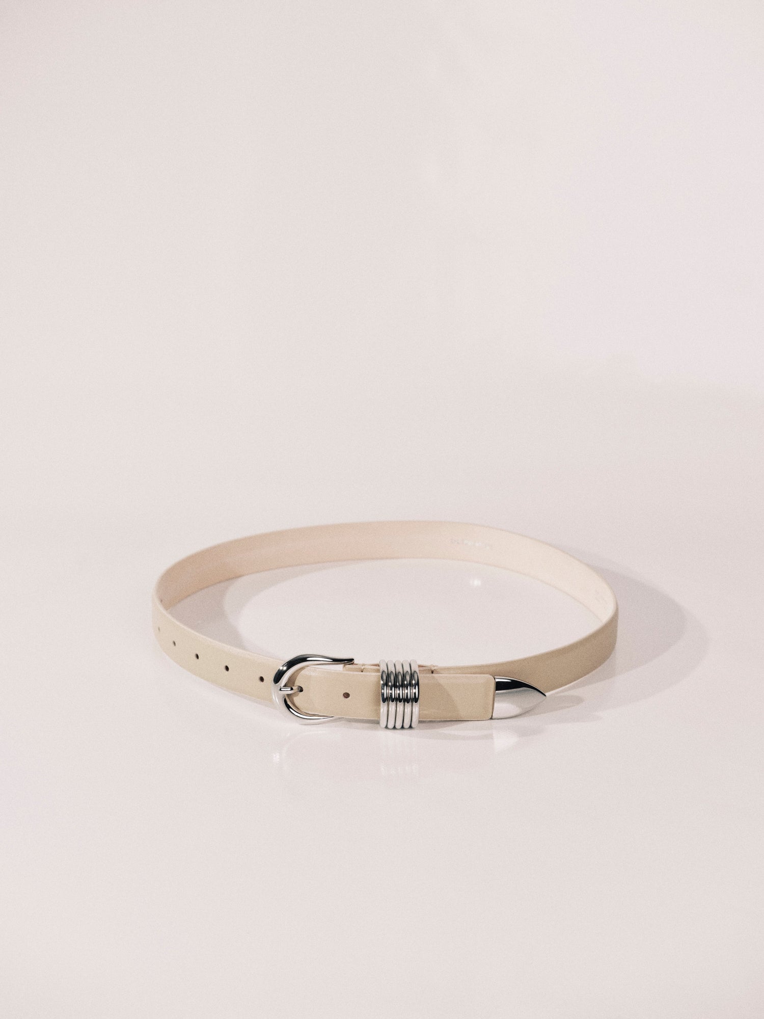 Hollyhock Belt | Chiffon & Silver