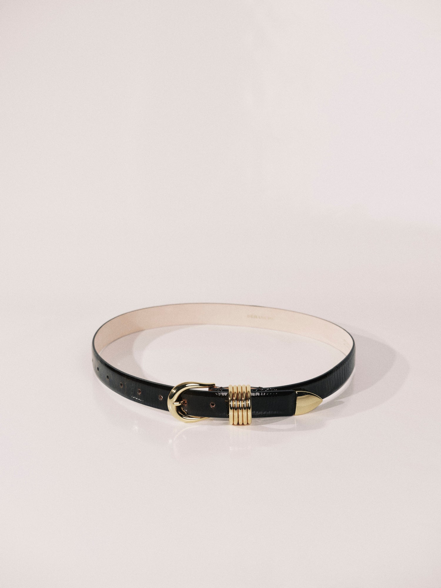 Hollyhock Belt | Tortoise & 24K Gold