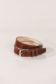 Louison Belt | Camel & White & Silver