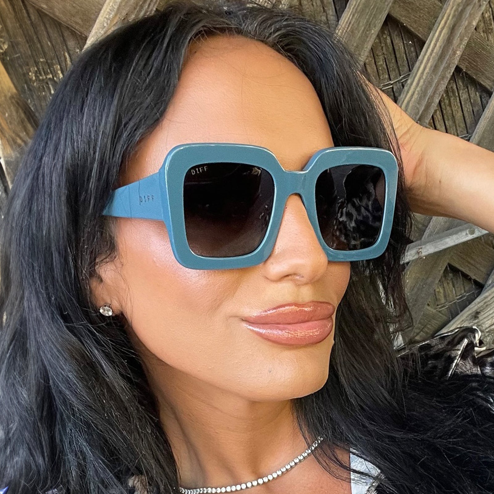 Womens | Charise Sunglasses | Deep Space | Grey Gradient Polarized Lenses