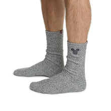 Cozychic Classic Disney Men's Mickey Mouse Socks | Cream/Carbon