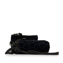 Bottega Veneta | Pre-Owned Multi-Pouch Butterfly Velvet Crossbody | Blue/Dark Blue