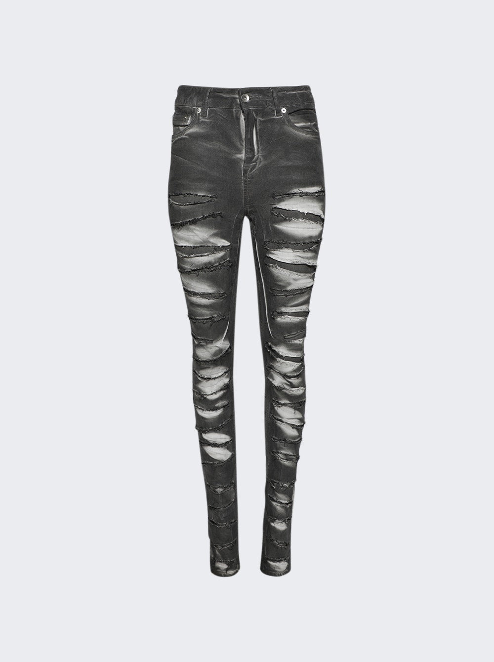 Rick Owens DRKSHDW | Detroit Cut Skinny Jeans Dark Dust | Cream