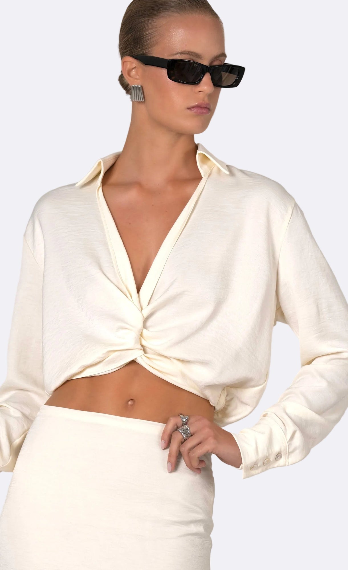 Liliane Crop | Vanilla