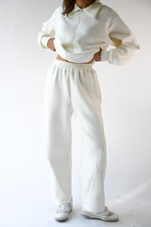 Kasey Knit Neoprene Jacket | Offwhite