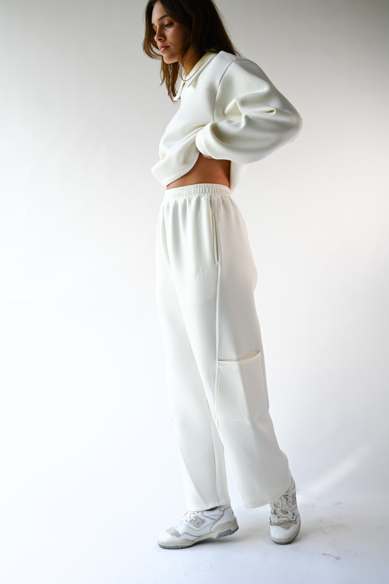 Kasey Knit Neoprene Jacket | Offwhite