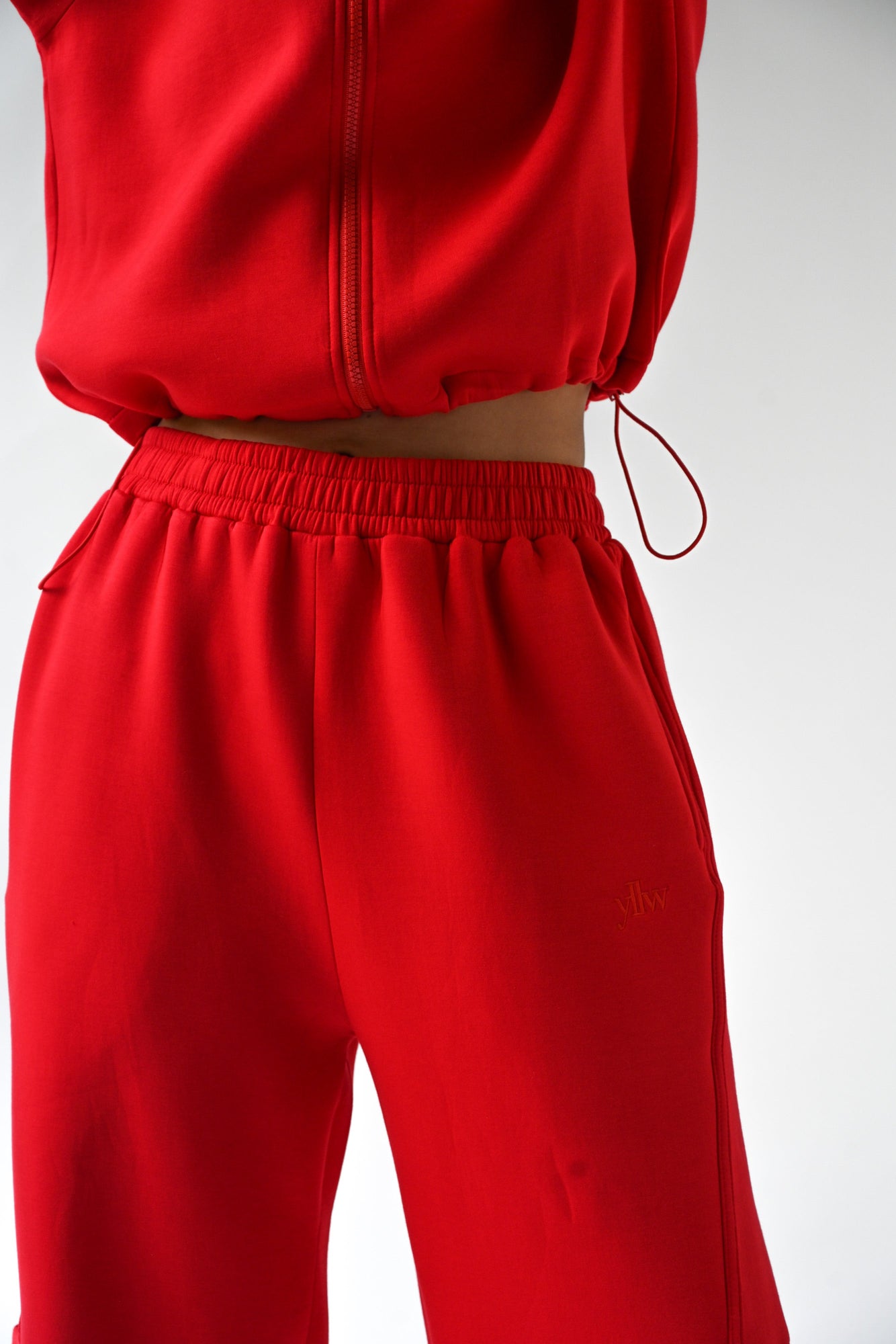 Kasey Knit Neoprene Jacket | Ruby