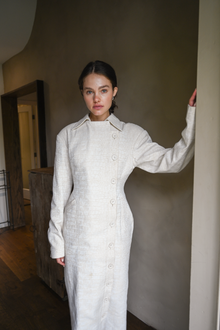 Blythe Trench Dress | Snakeskin