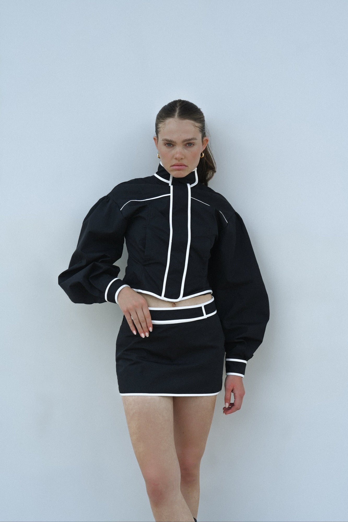 Mindy Cotton Jacket | Black