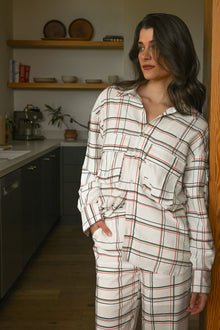 Benny (Recycled Linen) Button Down | White