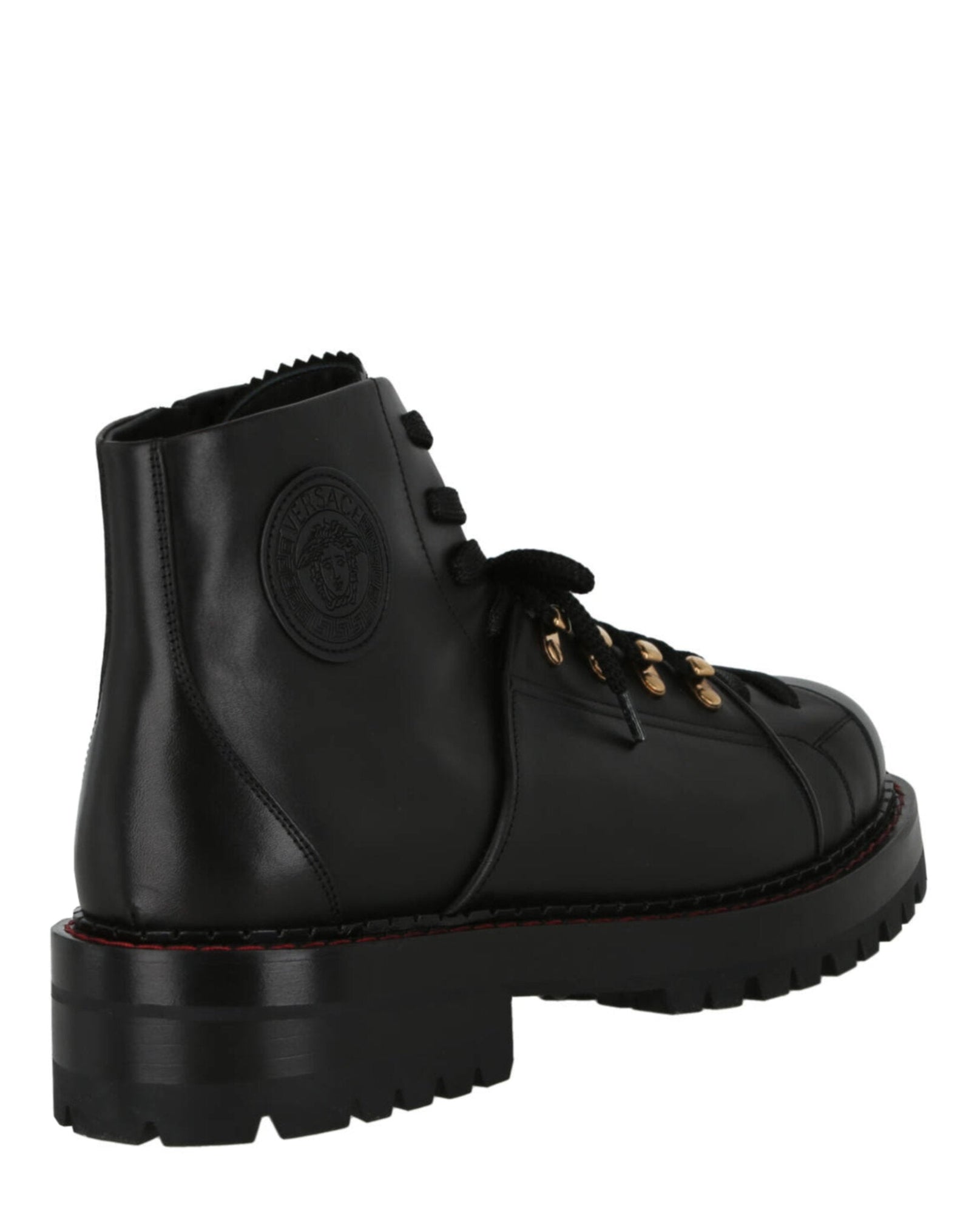 Versace | Medusa Leather Ankle Boots