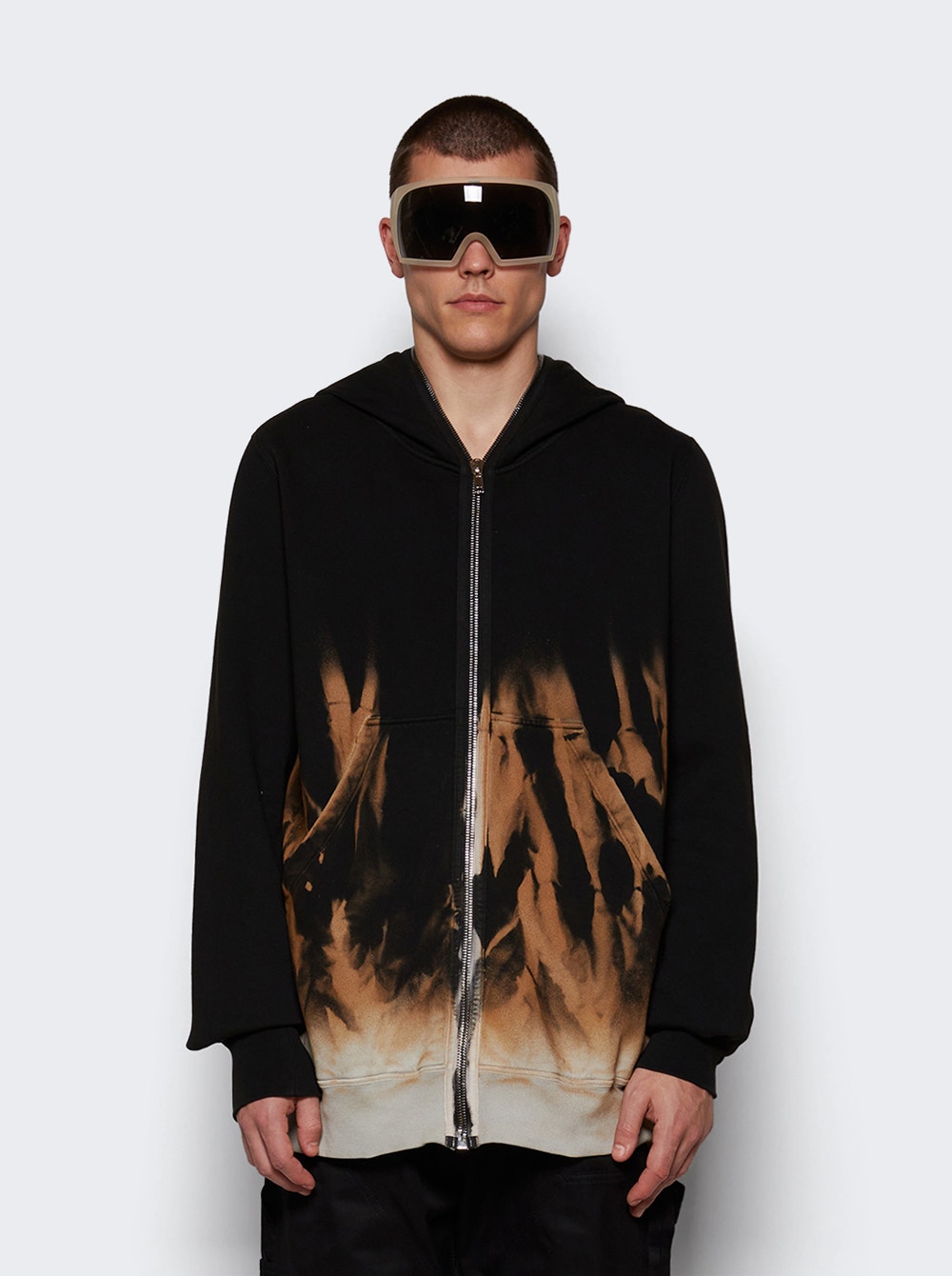 Rick Owens DRKSHDW | Jumbo Gimp Hoodie | Black & Terra