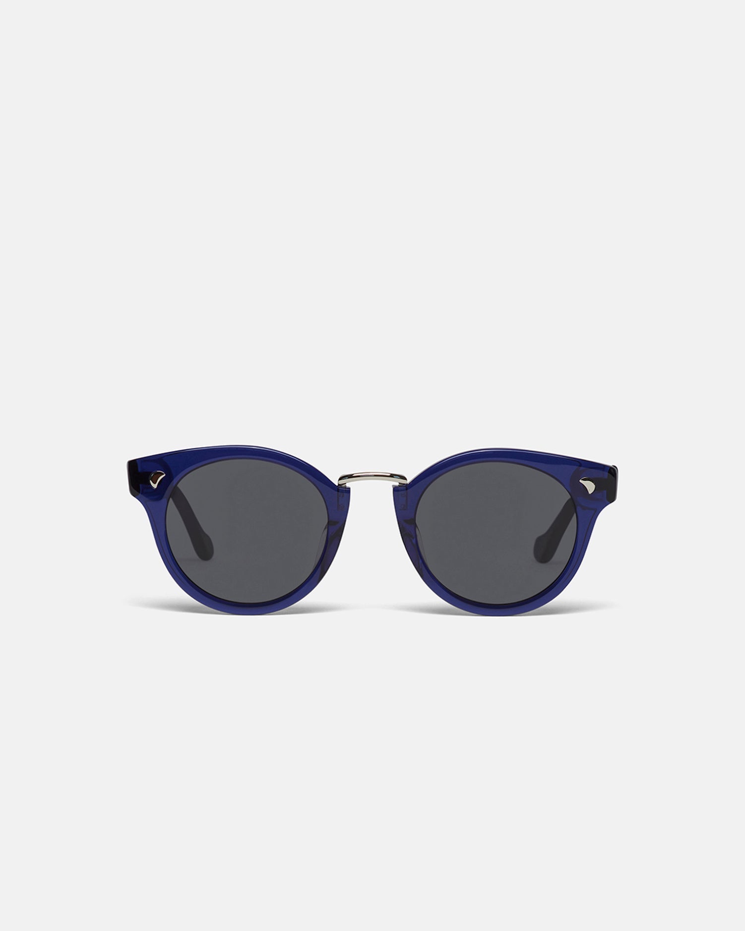 Duy Bio-Plastic Round-Frame Sunglasses | Navy