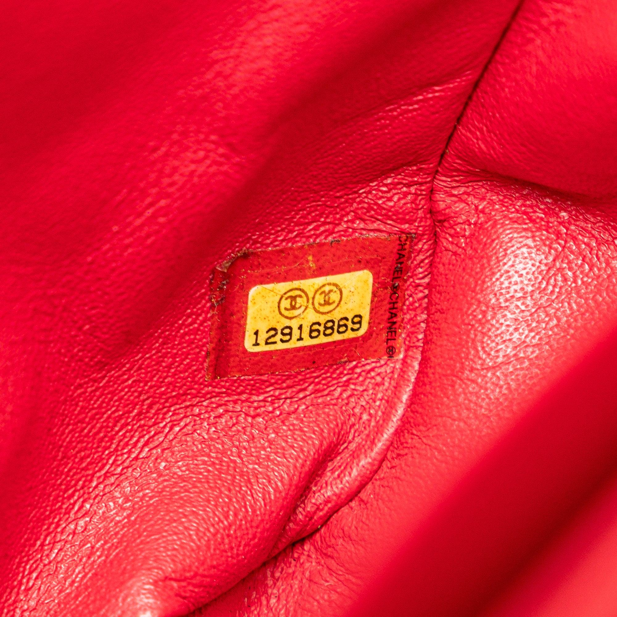 Chanel | Pre-Owned Jumbo Classic Caviar Single Flap | Red