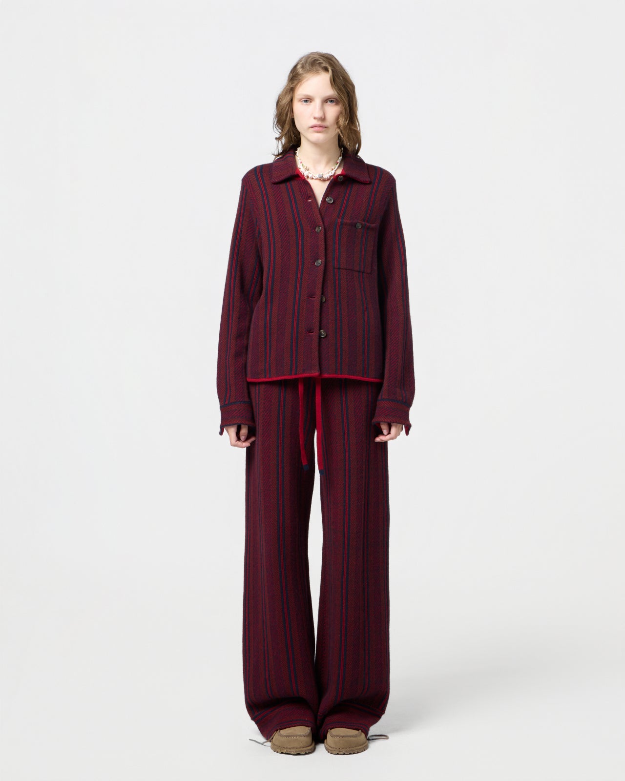 Dylan Stripe Shirt | Ruby Combo