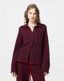 Dylan Stripe Shirt | Ruby Combo