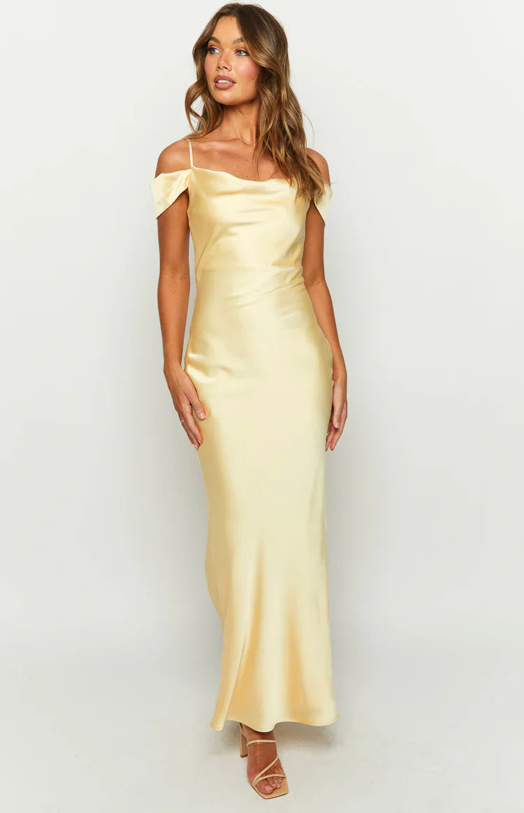 Darby Maxi Formal Dress | Yellow