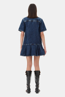 Dark Mini Dress | Mid Blue Stone