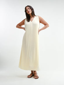 Espresso Dress | Cream