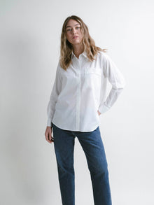 Fun Loving Button Up Shirt | White