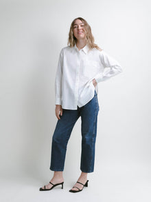 Fun Loving Button Up Shirt | White