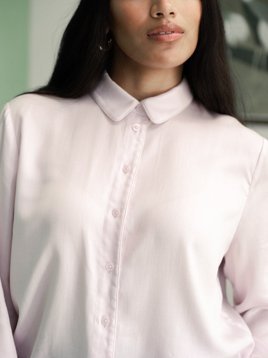 Elegant Long Sleeve Blouse | Orchid