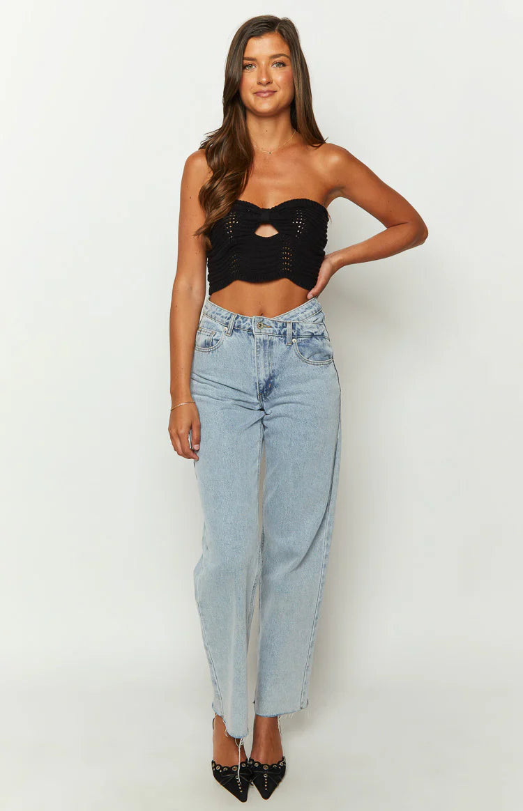 Deni Knit Top | Black