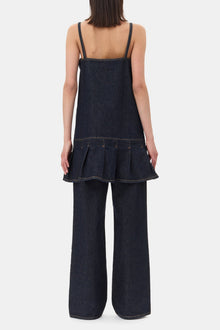 Denim Strap Mini Dress | Rinse
