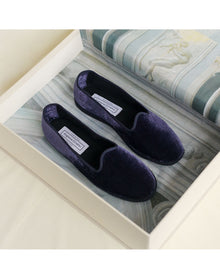 Drogheria Crivellini For Attersee - The Velvet Slip-Ons | Navy