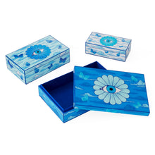 Medium Druggist Lacquer Box | Blue