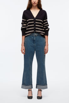 Denim Kick Flare Pant | Blue