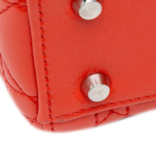 Dior | Pre-Owned Mini Lambskin Cannage Lady | Red