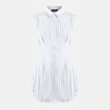 OW Collection ELLA Dress Stripe Account 025 - Blue Stripe