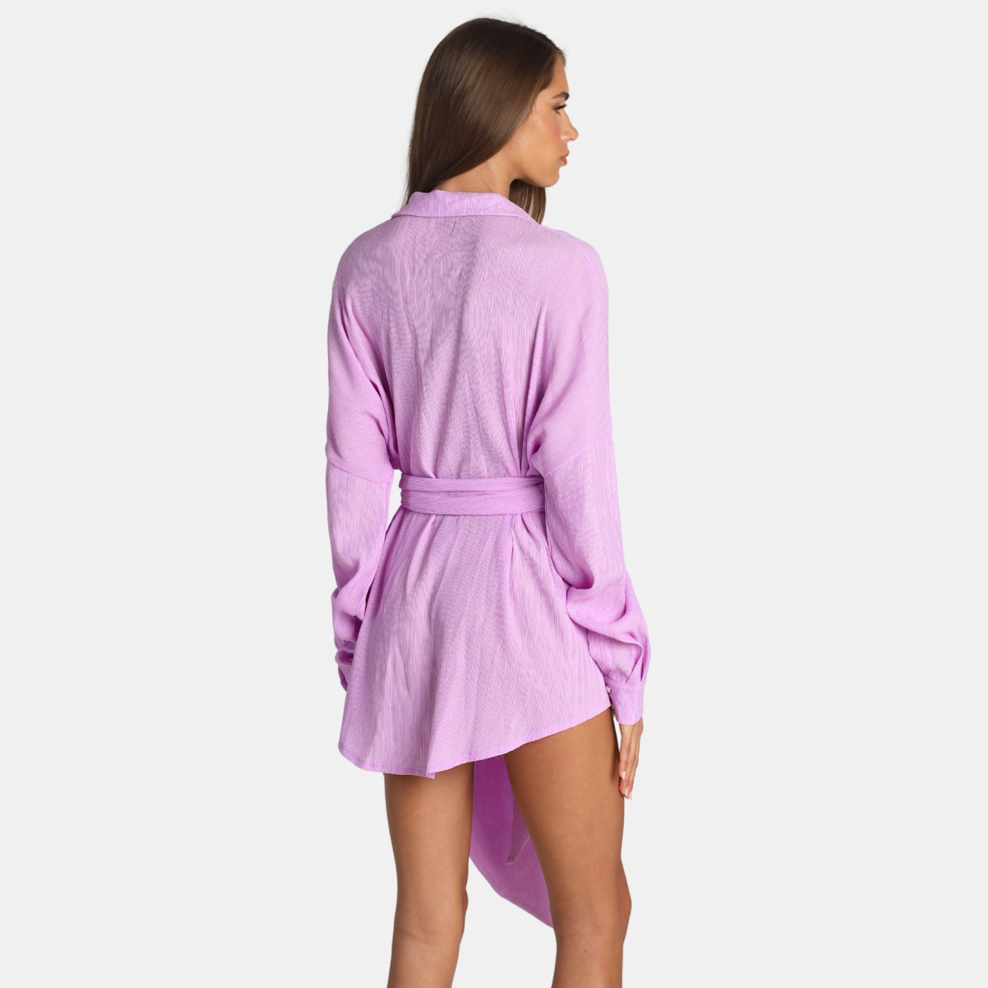 OW Collection EMILIA Shirt Dress Account 168 - Lavender