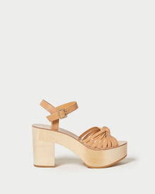 Eveleigh Knotted Clog Sandal | Honey