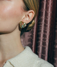 Eliza Heart Earrings - Loren Hope