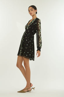 Emerson Dress | Black Floral Alley